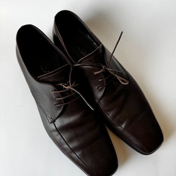 Men's Prada Dress Shoes Size 8 dark brown - Picture 6 of 16